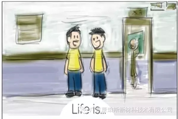 人生就是。。。 和好朋友在教室外面一起罰站